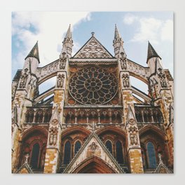 Great Britain Photography - Old Church In Westminster London Canvas Print