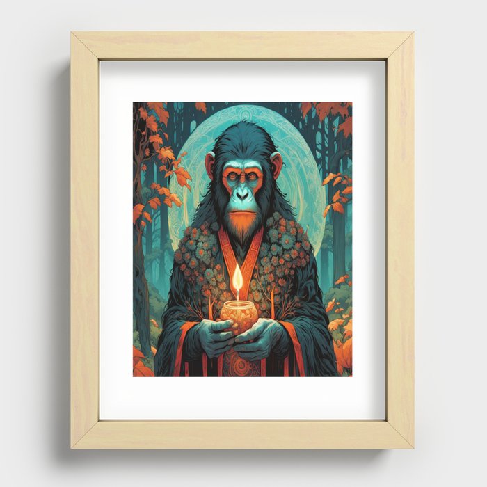 Master Ape No.1 Recessed Framed Print