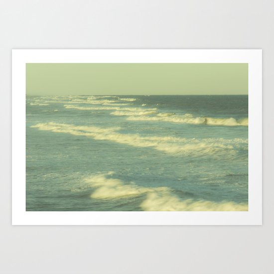 Green Sea Art Print