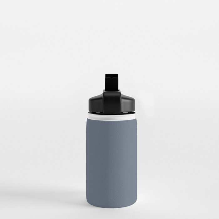 Solid Color Gray Simplicity Water Bottle by Simply Chic by 2sweet4words  Designs