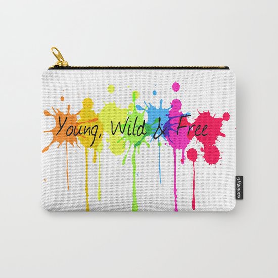 Young, Wild and Free Carry-All Pouch