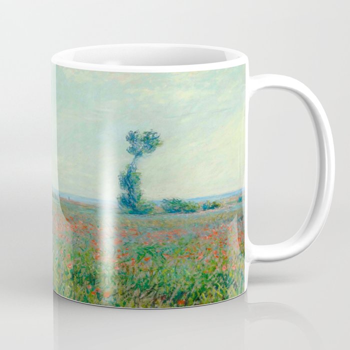 Claude Monet " Poppy Field , 1881 Coffee Mug