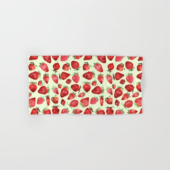 Strawberry vibes Hand & Bath Towel