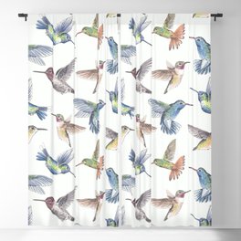 Hummingbirds Blackout Curtain