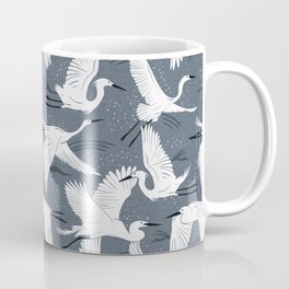 Soaring Wings - Steel Blue Grey Coffee Mug