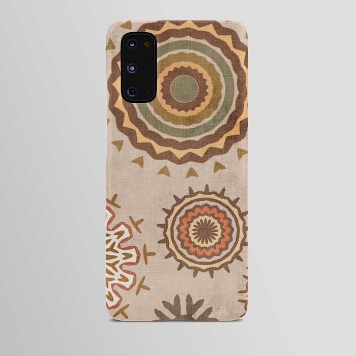 Retro Texture Geometric Pattern Android Case