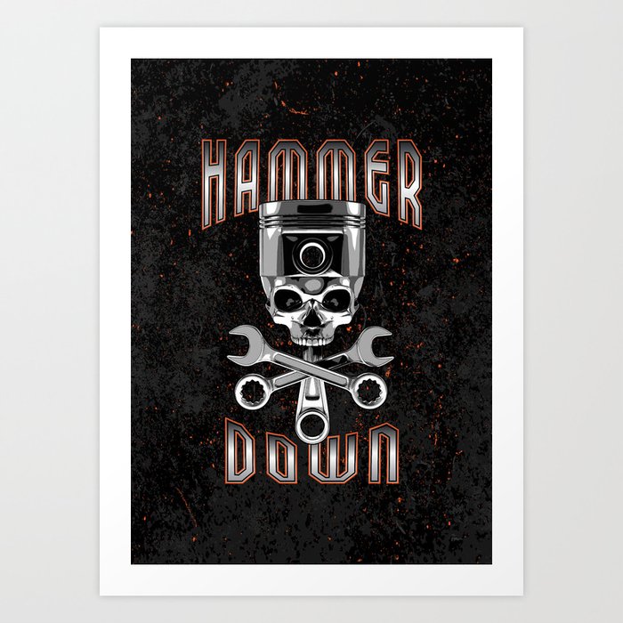 Hammer Down Art Print