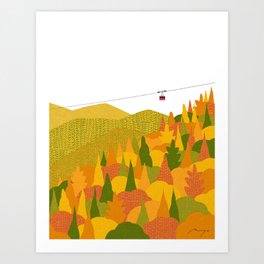 Autumn colors Art Print