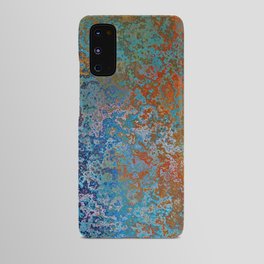 Vintage Rust, Copper and Blue Android Case