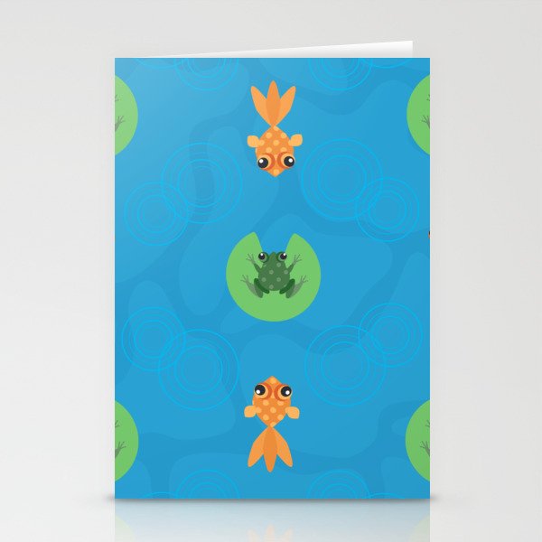 Frog pond Stationery Cards