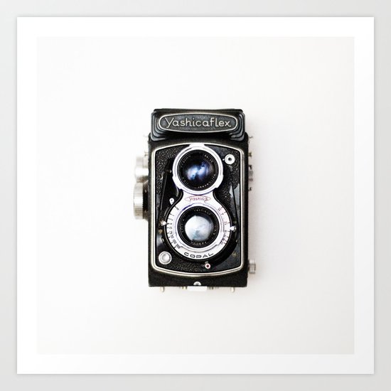 Yashica Retro Vintage Camera Art Print