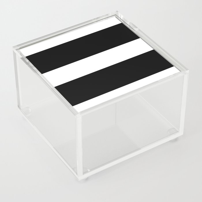 Black Stripes Acrylic Box