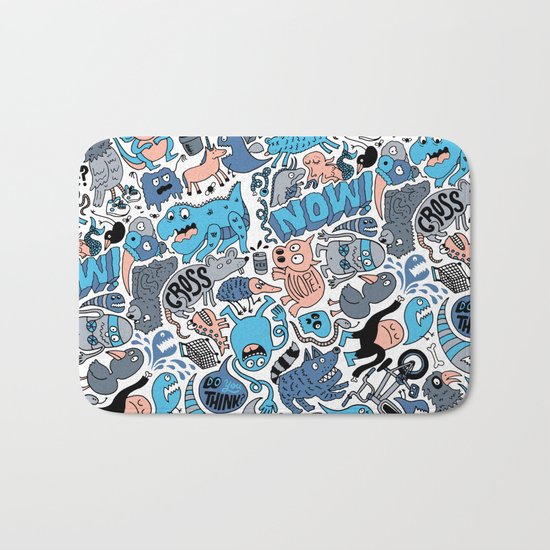Gross Pattern Bath Mat