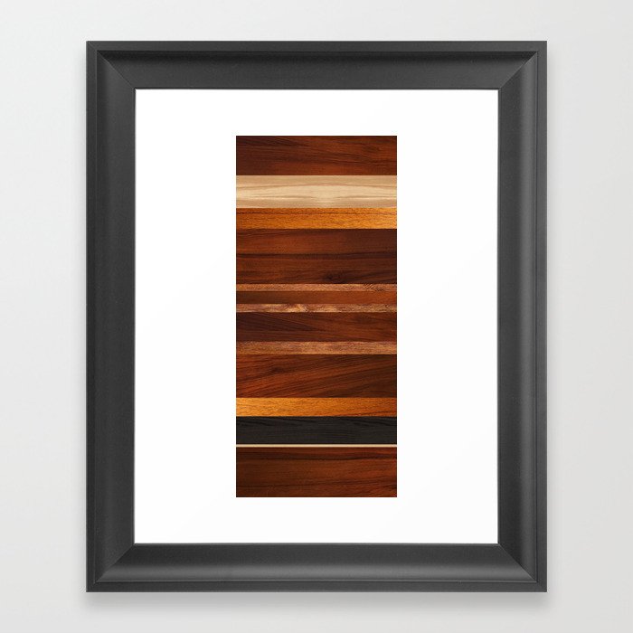 Woodboard 4 Framed Art Print