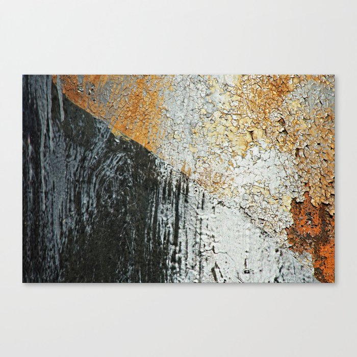 Abstract Rusty Metal Texture 4 Canvas Print