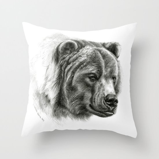 Brown Bear G2012-054b Throw Pillow