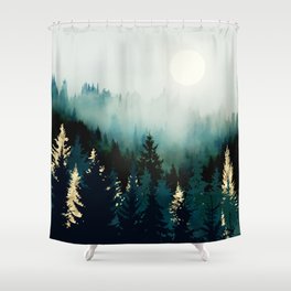 Forest Glow Shower Curtain