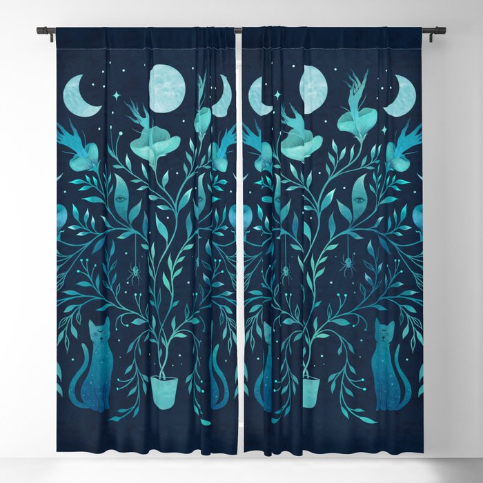 Potted Plant Blackout Curtain