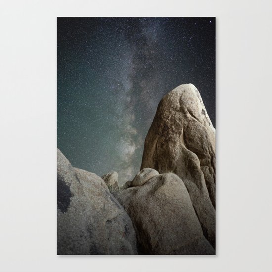 Night Adventures #milkyway Canvas Print