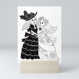 Catrina Couple Mini Art Print