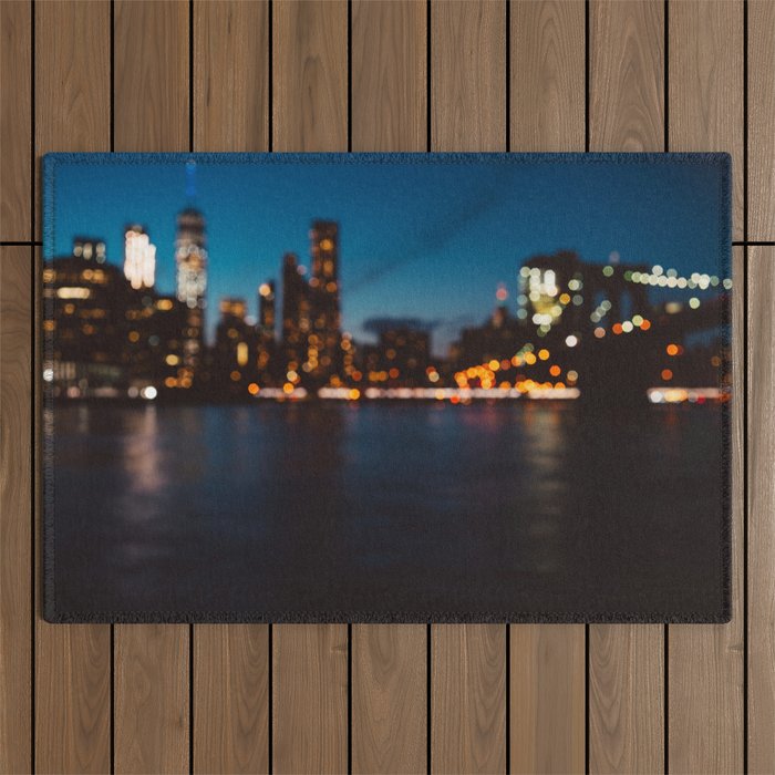 New York Out of Focus Outdoor Rug