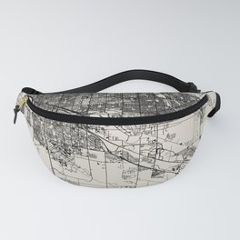 Tucson USA Map Illustration - City Map Drawing -  Fanny Pack