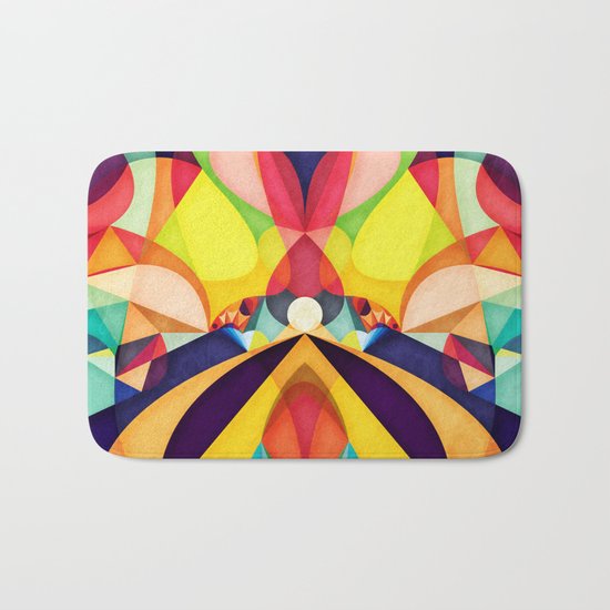 Poetry Geometry Bath Mat