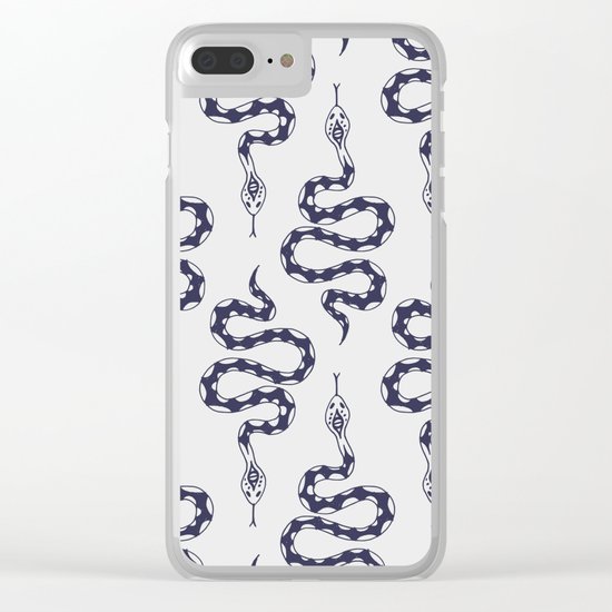 Snakes Clear iPhone Case