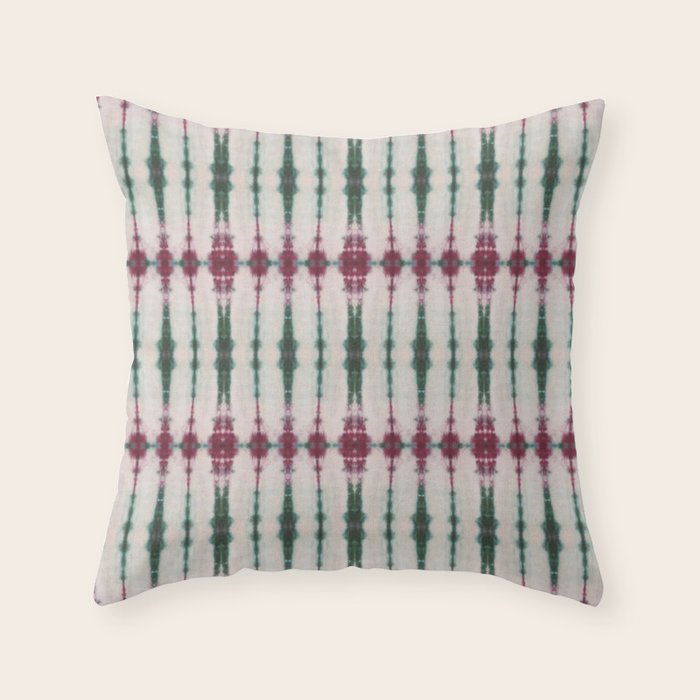 shibori throw pillow