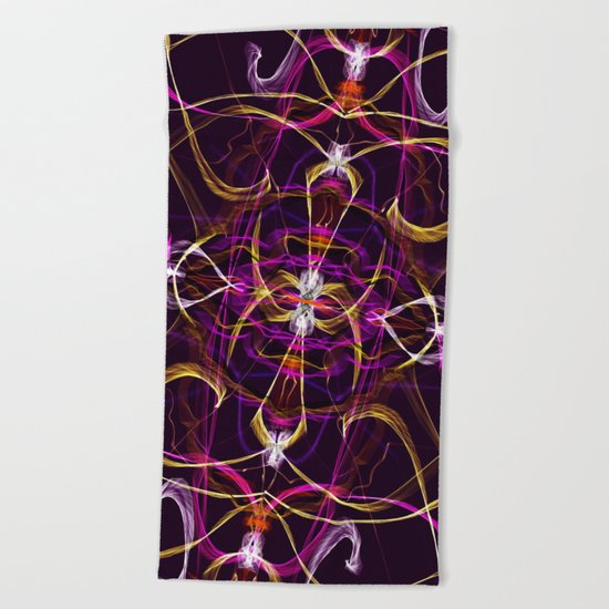 Sands of Time Contrast Beach Towel