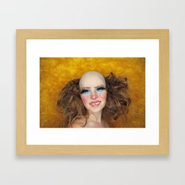 Glam Clown Framed Art Print