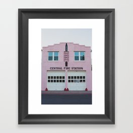 Central Fire Station - Marfa Framed Art Print