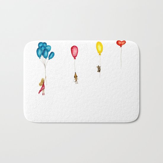 Flying to the dream world Bath Mat