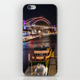 Sydney Harbour at Night iPhone Skin