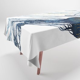 Metallic Jellyfish II Tablecloth
