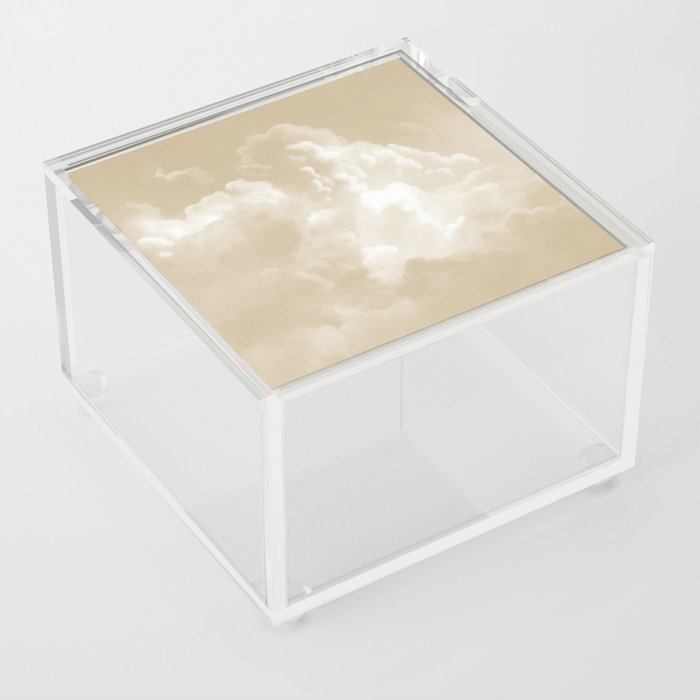 Cloud formation (beige) Acrylic Box