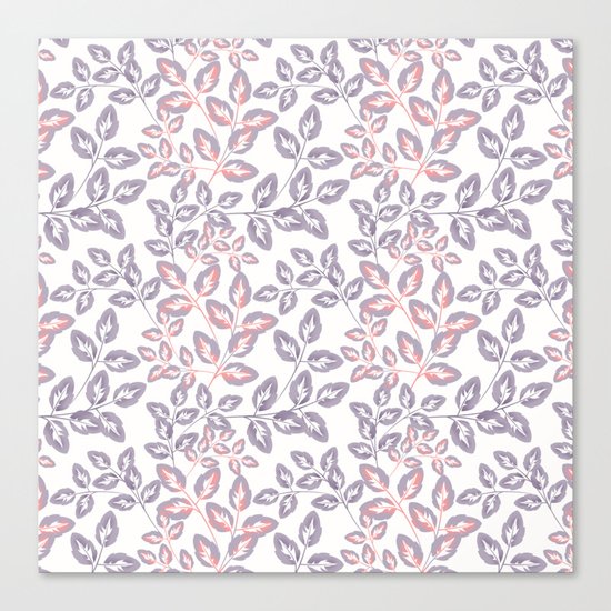 Delicate sprigs. Canvas Print