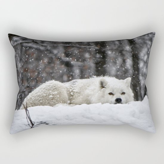 Dreams of warmer weather Rectangular Pillow