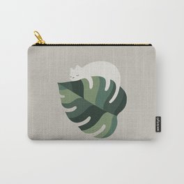 Cat and Plant 10 Carry-All Pouch
