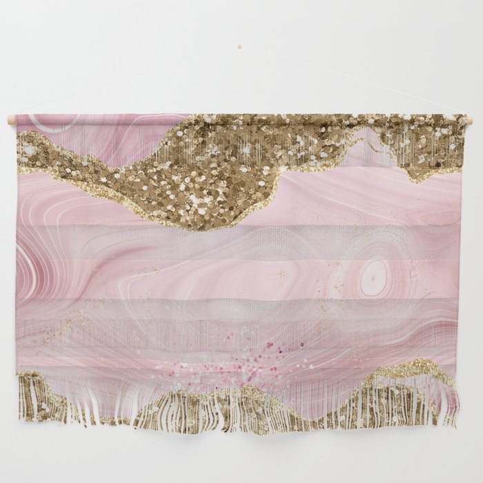 Agate Glitter Dazzle Texture 11 Wall Hanging