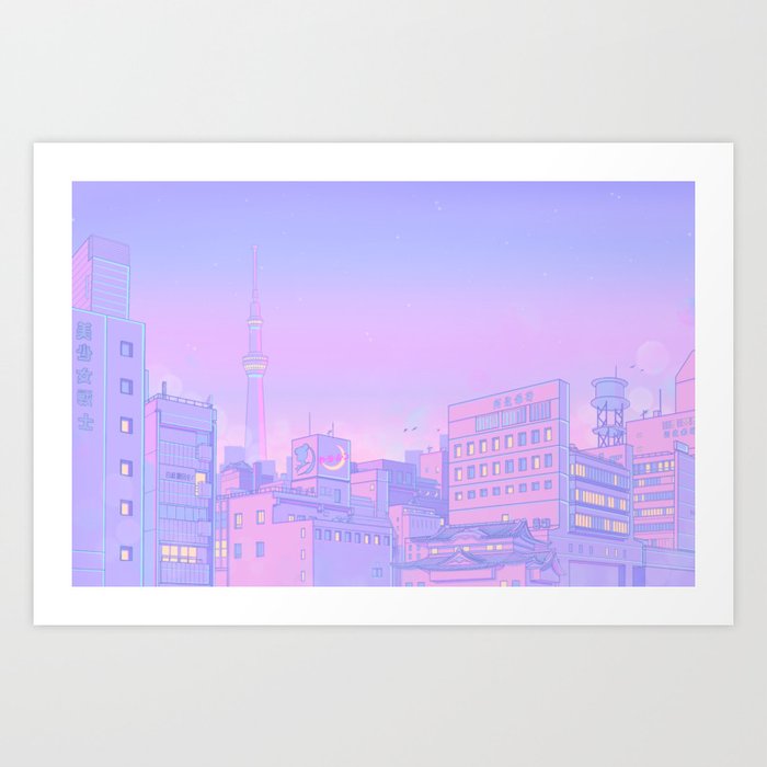 Sailor City Art Print