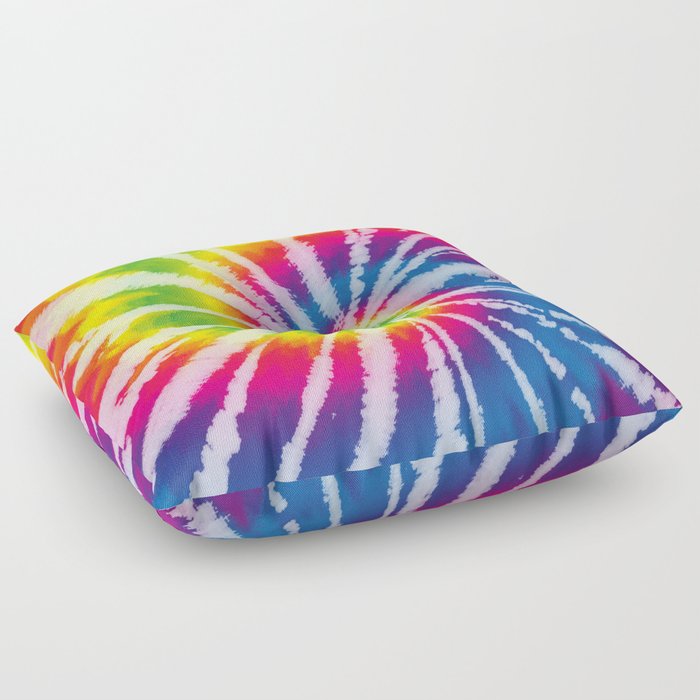 Rainbow Tie Dye #2 Floor Pillow