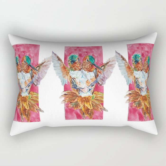 The Ultimate Pollinator, Triptych Rectangular Pillow