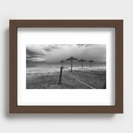 Beach after storm II Recessed Framed Print