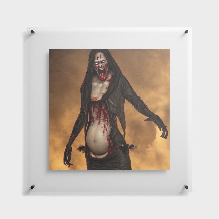 When Evil Breeds Evil Floating Acrylic Print