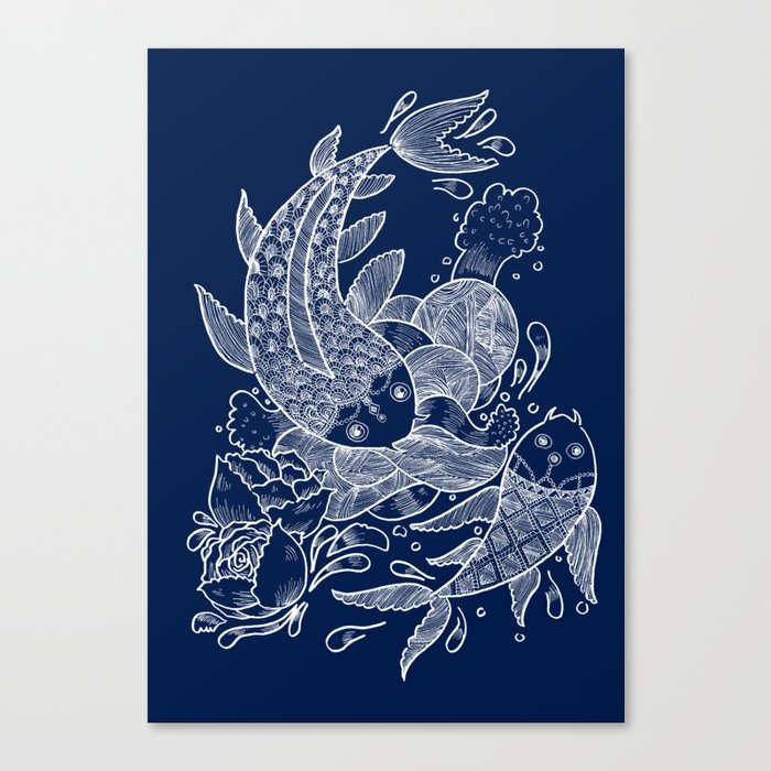 The Koi Fishes Canvas Print