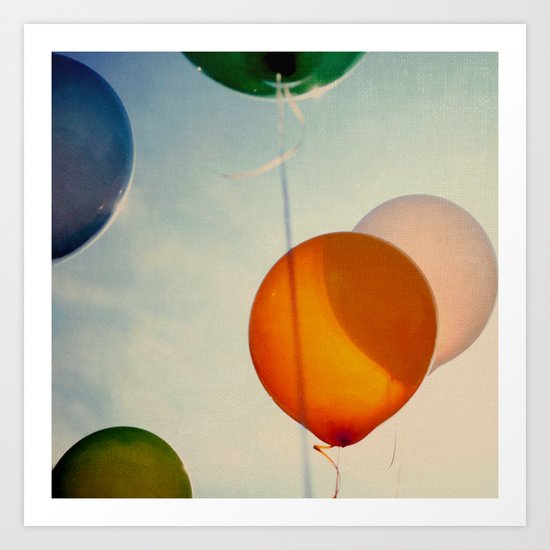 Happiness... Art Print