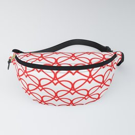 Red Hearts Fanny Pack