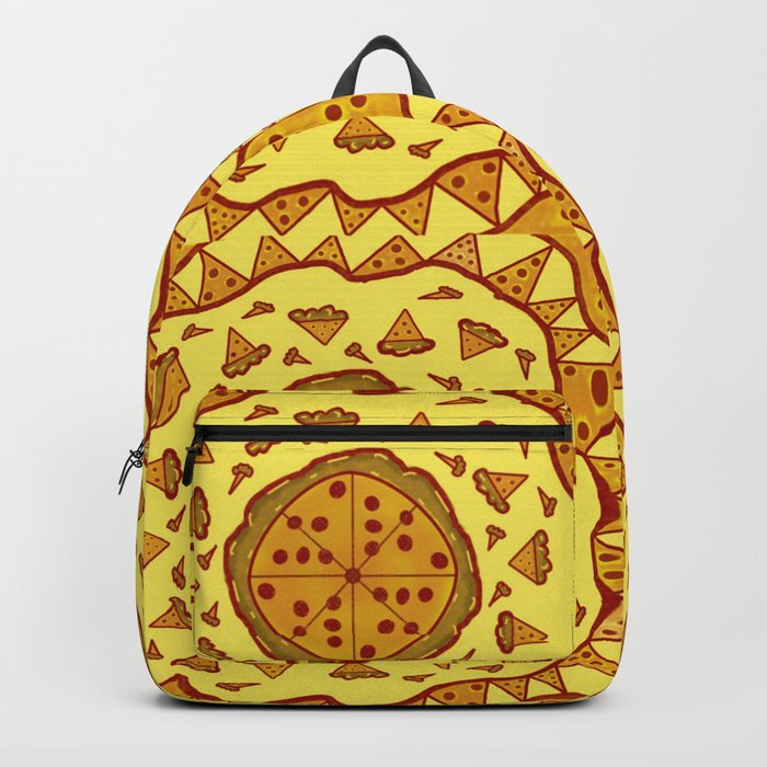 Pizza Mandala Backpack