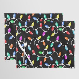 Christmas Lights Pattern Placemat